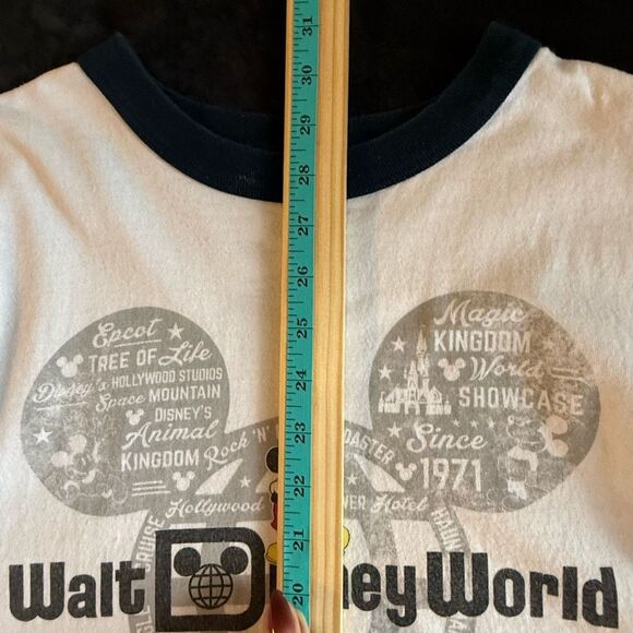 Mickey Disney Ringer Tee Mens L Retro Park Style Disneycore - Picture 9 of 15